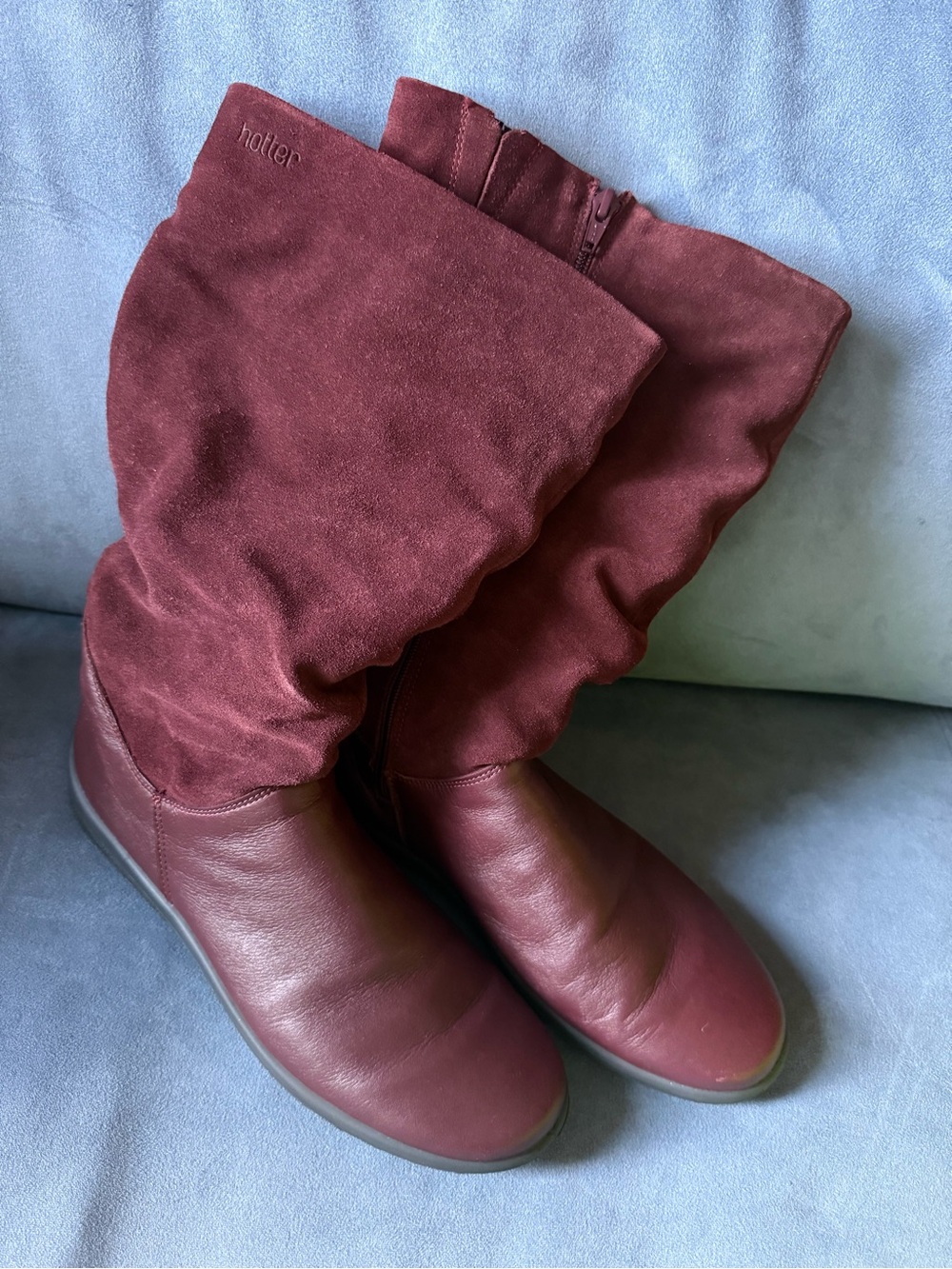hotter Mystery dark cherry -Calf Heeled Boots